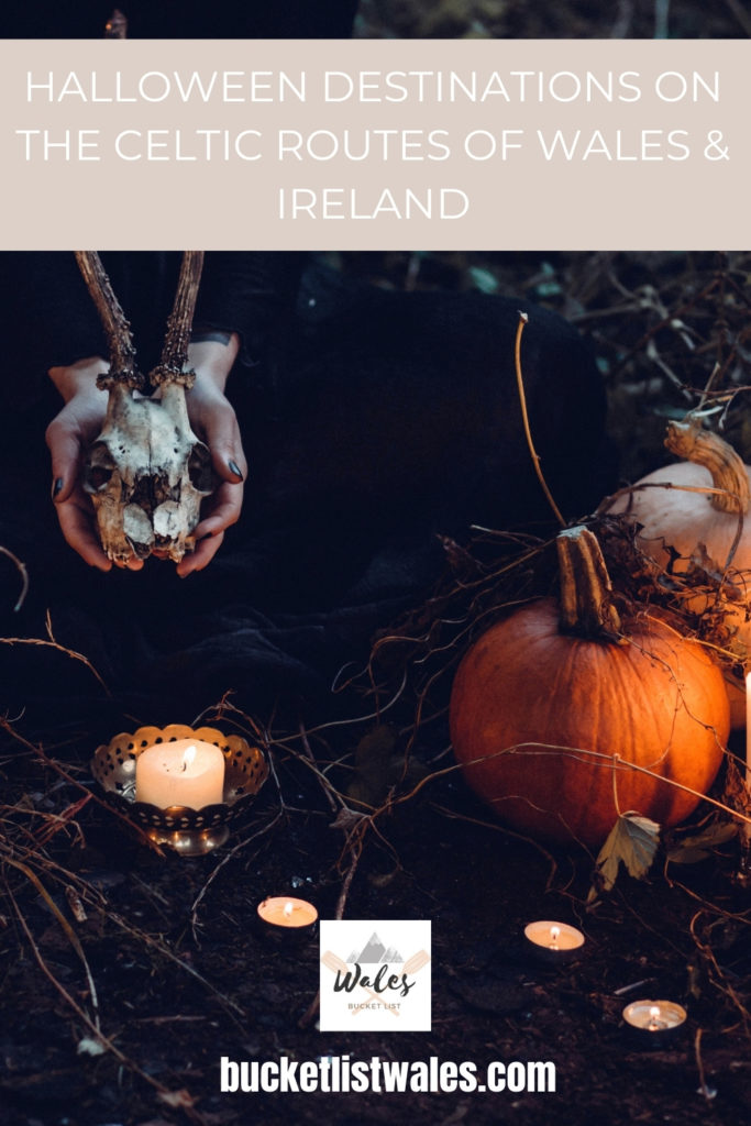 These Celtic Routes Halloween destinations have a broad history of legends, myths and ghost stories for visitors seeking for some spooky locations. These destinations can be found counties of Pembrokeshire, Ceredigion and Carmarthenshire in Wales, and Wicklow, Waterford and Wexford in Ireland. Halloween Destinations | Ireland travel | Haunted locations | Halloween locations | Ireland Halloween | Wales travel